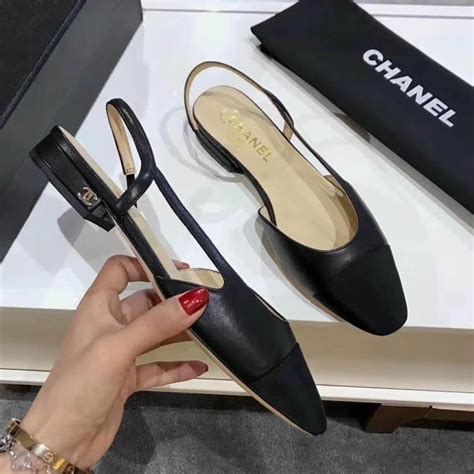 chanel sandals replica|chanel style slingback shoes.